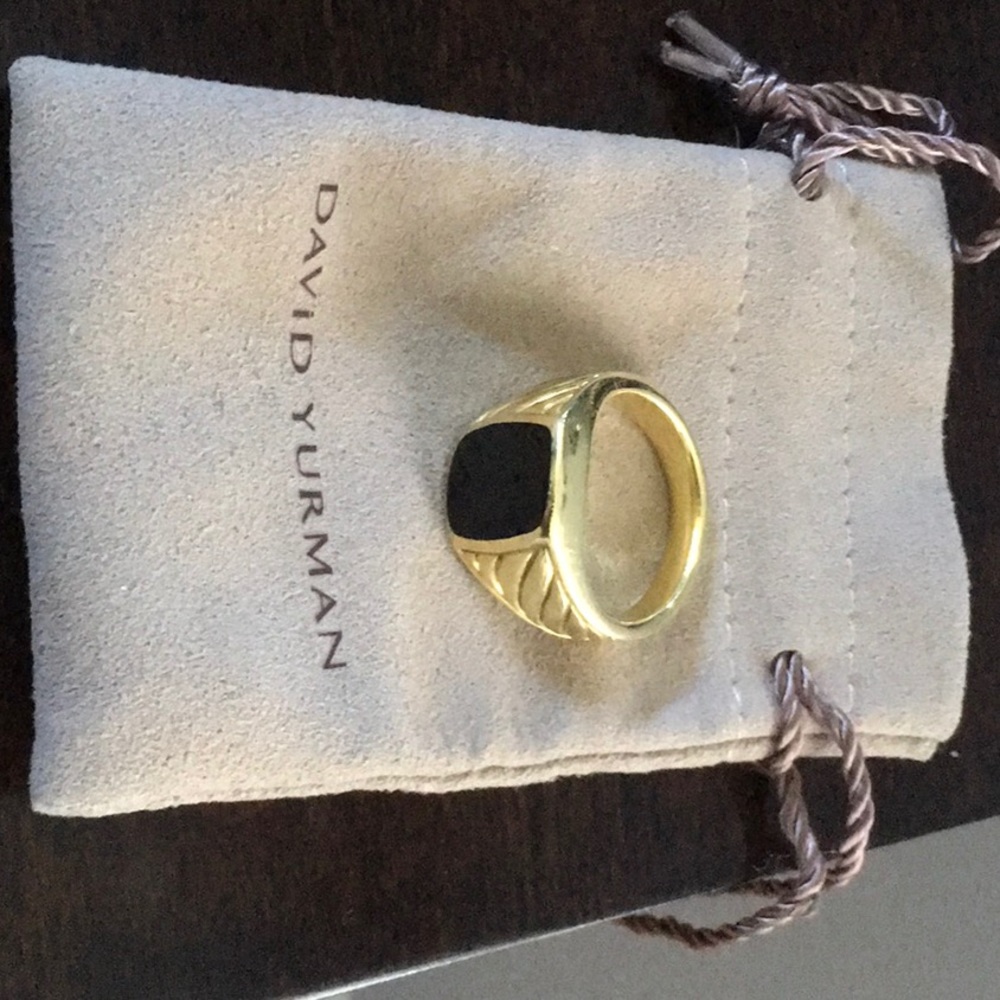 18K yg Yurman men’s ring